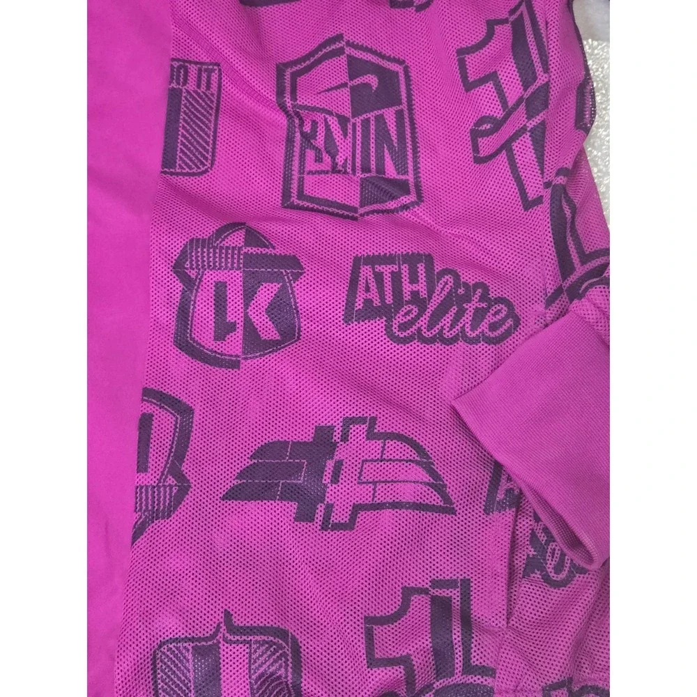 Nike Dri Fit Windbreaker Jacket Coat Reversible All over Print Womens Sz Large